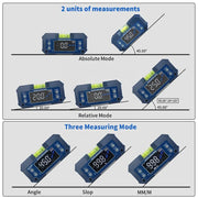 LABART Dual Axis Rechargeable Mini Digital Protractor Inclinometer
